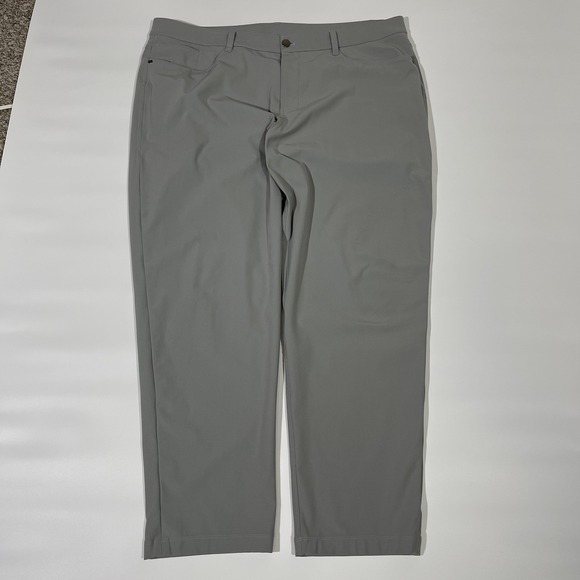 lululemon athletica Other - Lululemon ABC Relaxed Gray Chino Pants Men's Size‎ 40 (40x29) Golf Performance